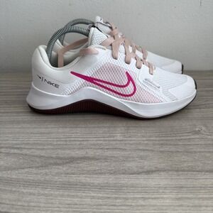 Nike MC Trainer 2 White Pink Foam Running DM0824-105 Sneakers Women's Sz 8.5